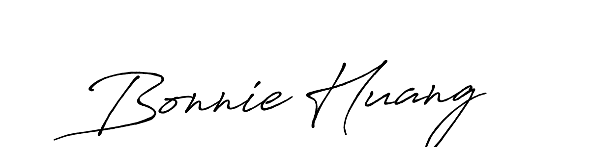 How to make Bonnie Huang signature? Antro_Vectra_Bolder is a professional autograph style. Create handwritten signature for Bonnie Huang name. Bonnie Huang signature style 7 images and pictures png