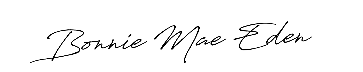 Also we have Bonnie Mae Eden name is the best signature style. Create professional handwritten signature collection using Antro_Vectra_Bolder autograph style. Bonnie Mae Eden signature style 7 images and pictures png