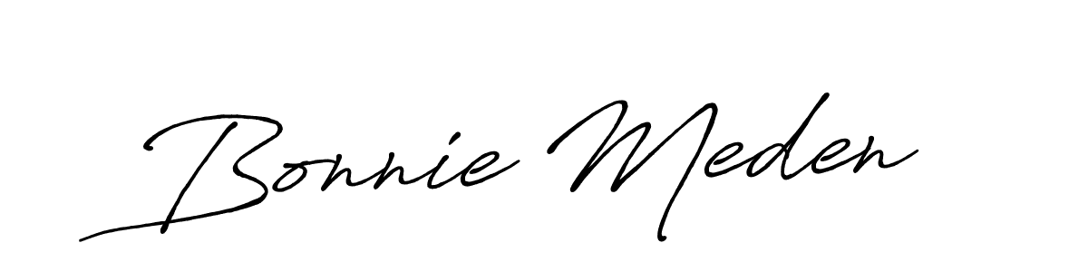 Make a short Bonnie Meden signature style. Manage your documents anywhere anytime using Antro_Vectra_Bolder. Create and add eSignatures, submit forms, share and send files easily. Bonnie Meden signature style 7 images and pictures png