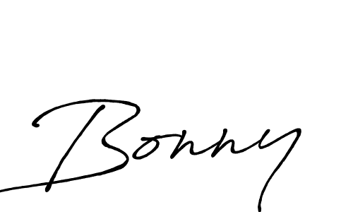 Design your own signature with our free online signature maker. With this signature software, you can create a handwritten (Antro_Vectra_Bolder) signature for name Bonny. Bonny signature style 7 images and pictures png