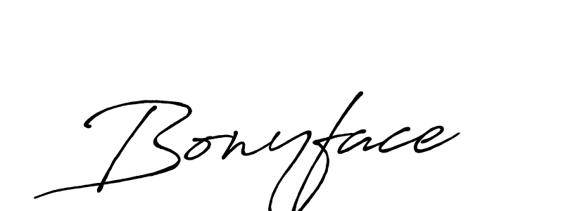 Design your own signature with our free online signature maker. With this signature software, you can create a handwritten (Antro_Vectra_Bolder) signature for name Bonyface. Bonyface signature style 7 images and pictures png