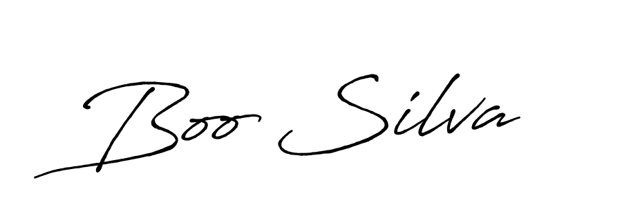 It looks lik you need a new signature style for name Boo Silva. Design unique handwritten (Antro_Vectra_Bolder) signature with our free signature maker in just a few clicks. Boo Silva signature style 7 images and pictures png