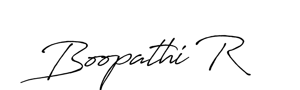 Also we have Boopathi R name is the best signature style. Create professional handwritten signature collection using Antro_Vectra_Bolder autograph style. Boopathi R signature style 7 images and pictures png