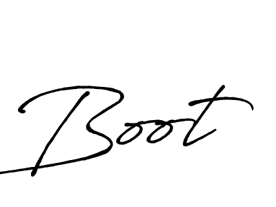 Boot stylish signature style. Best Handwritten Sign (Antro_Vectra_Bolder) for my name. Handwritten Signature Collection Ideas for my name Boot. Boot signature style 7 images and pictures png