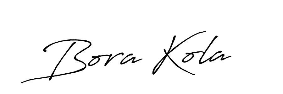 if you are searching for the best signature style for your name Bora Kola. so please give up your signature search. here we have designed multiple signature styles  using Antro_Vectra_Bolder. Bora Kola signature style 7 images and pictures png