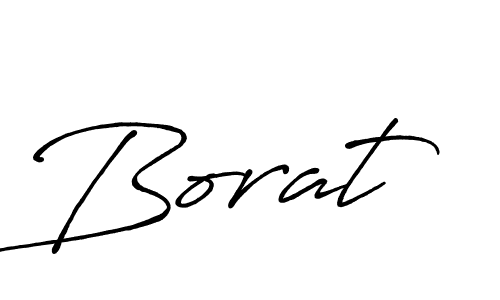 Design your own signature with our free online signature maker. With this signature software, you can create a handwritten (Antro_Vectra_Bolder) signature for name Borat. Borat signature style 7 images and pictures png
