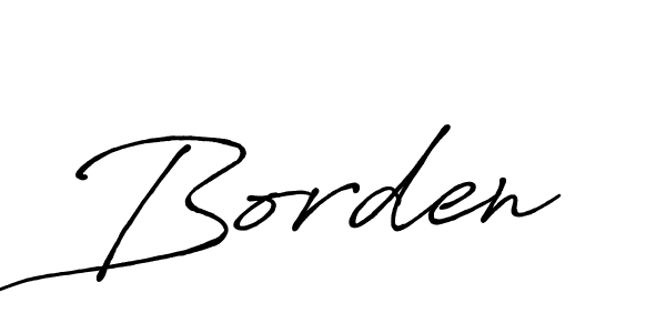 Once you've used our free online signature maker to create your best signature Antro_Vectra_Bolder style, it's time to enjoy all of the benefits that Borden name signing documents. Borden signature style 7 images and pictures png