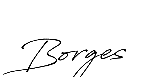 The best way (Antro_Vectra_Bolder) to make a short signature is to pick only two or three words in your name. The name Borges include a total of six letters. For converting this name. Borges signature style 7 images and pictures png