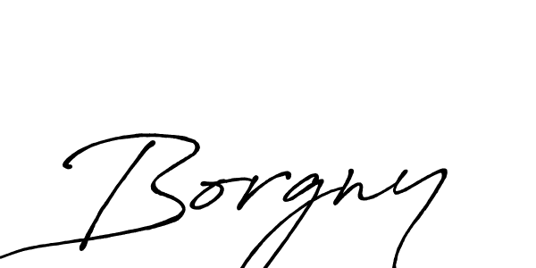 Also we have Borgny name is the best signature style. Create professional handwritten signature collection using Antro_Vectra_Bolder autograph style. Borgny signature style 7 images and pictures png