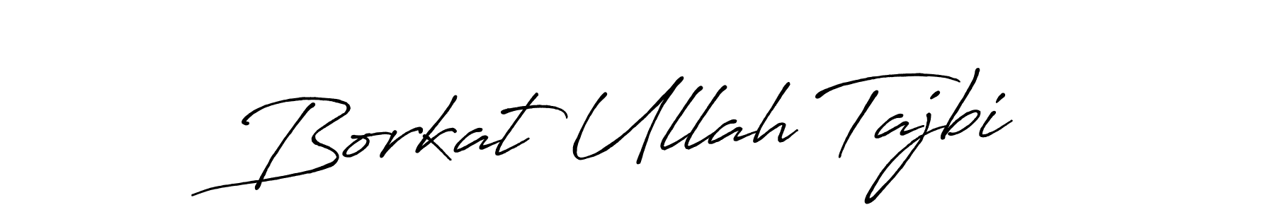 How to make Borkat Ullah Tajbi name signature. Use Antro_Vectra_Bolder style for creating short signs online. This is the latest handwritten sign. Borkat Ullah Tajbi signature style 7 images and pictures png