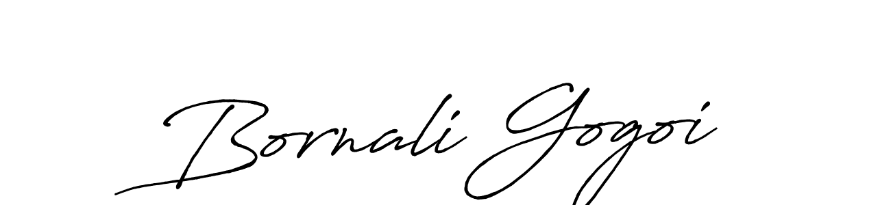 You should practise on your own different ways (Antro_Vectra_Bolder) to write your name (Bornali Gogoi) in signature. don't let someone else do it for you. Bornali Gogoi signature style 7 images and pictures png