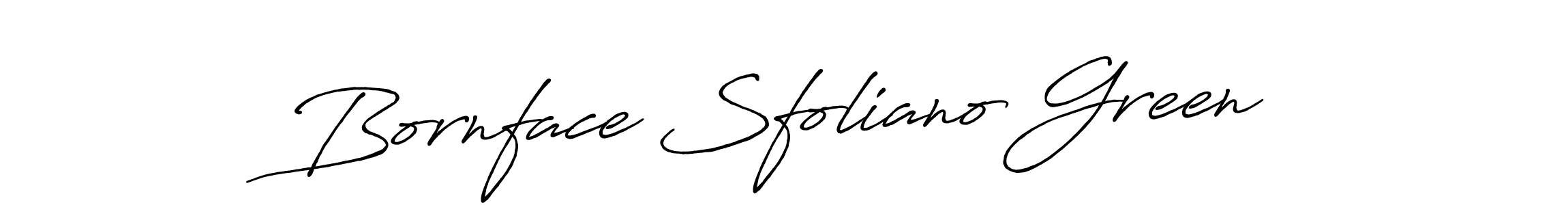 Best and Professional Signature Style for Bornface Sfoliano Green. Antro_Vectra_Bolder Best Signature Style Collection. Bornface Sfoliano Green signature style 7 images and pictures png