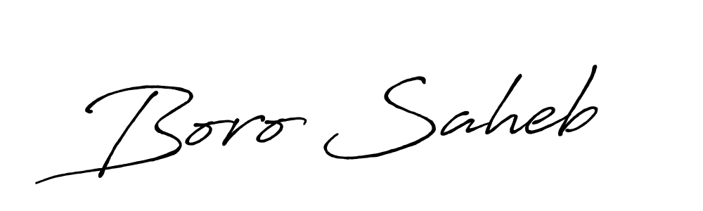 Make a beautiful signature design for name Boro Saheb. Use this online signature maker to create a handwritten signature for free. Boro Saheb signature style 7 images and pictures png