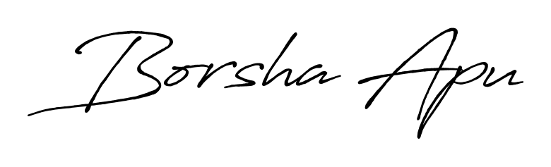 Quickly download Borsha Apu name signature in high-resolution PNG using Antro_Vectra_Bolder style. Ready to insert into PDFs and online applications. Borsha Apu signature style 7 images and pictures png