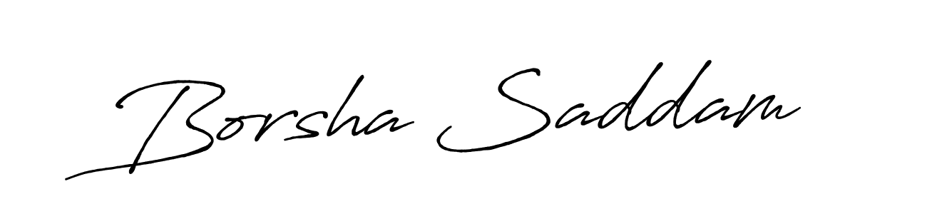 Once you've used our free online signature maker to create your best signature Antro_Vectra_Bolder style, it's time to enjoy all of the benefits that Borsha Saddam name signing documents. Borsha Saddam signature style 7 images and pictures png