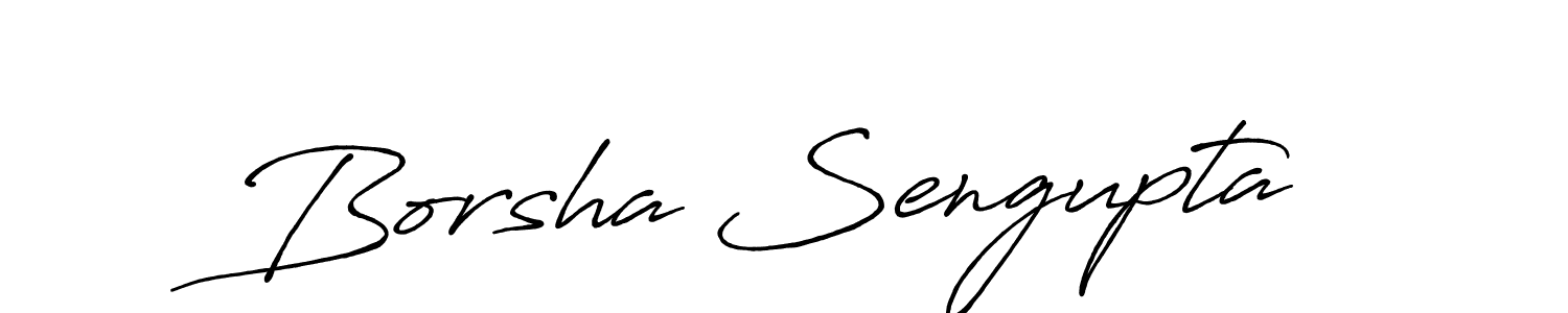 Antro_Vectra_Bolder is a professional signature style that is perfect for those who want to add a touch of class to their signature. It is also a great choice for those who want to make their signature more unique. Get Borsha Sengupta name to fancy signature for free. Borsha Sengupta signature style 7 images and pictures png