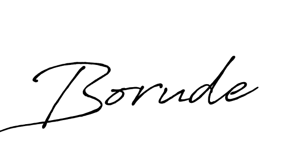 Best and Professional Signature Style for Borude. Antro_Vectra_Bolder Best Signature Style Collection. Borude signature style 7 images and pictures png