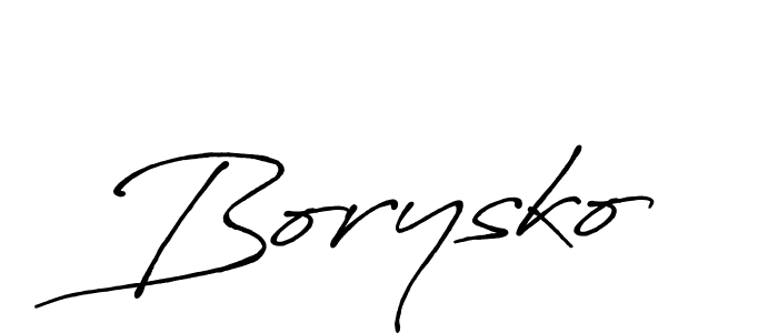 Once you've used our free online signature maker to create your best signature Antro_Vectra_Bolder style, it's time to enjoy all of the benefits that Borysko name signing documents. Borysko signature style 7 images and pictures png