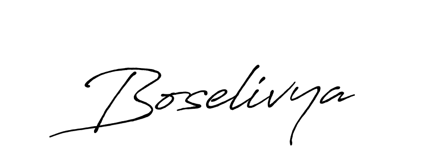 Also You can easily find your signature by using the search form. We will create Boselivya name handwritten signature images for you free of cost using Antro_Vectra_Bolder sign style. Boselivya signature style 7 images and pictures png