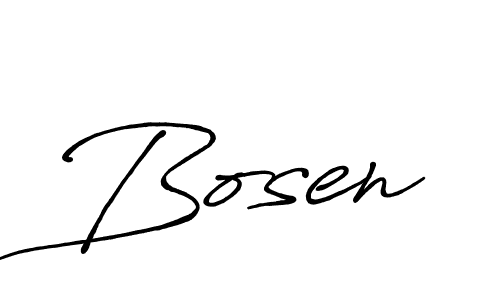 The best way (Antro_Vectra_Bolder) to make a short signature is to pick only two or three words in your name. The name Bosen include a total of six letters. For converting this name. Bosen signature style 7 images and pictures png
