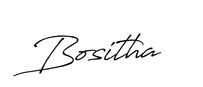 Also we have Bositha name is the best signature style. Create professional handwritten signature collection using Antro_Vectra_Bolder autograph style. Bositha signature style 7 images and pictures png