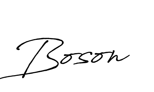 Also we have Boson name is the best signature style. Create professional handwritten signature collection using Antro_Vectra_Bolder autograph style. Boson signature style 7 images and pictures png