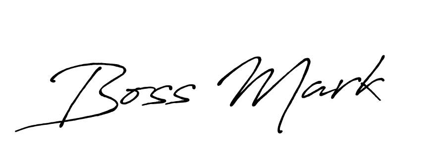 Once you've used our free online signature maker to create your best signature Antro_Vectra_Bolder style, it's time to enjoy all of the benefits that Boss Mark name signing documents. Boss Mark signature style 7 images and pictures png