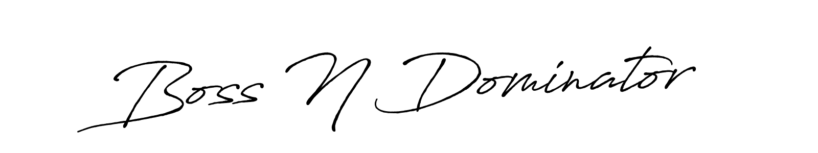 Once you've used our free online signature maker to create your best signature Antro_Vectra_Bolder style, it's time to enjoy all of the benefits that Boss N Dominator name signing documents. Boss N Dominator signature style 7 images and pictures png