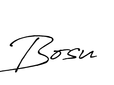 How to make Bosu name signature. Use Antro_Vectra_Bolder style for creating short signs online. This is the latest handwritten sign. Bosu signature style 7 images and pictures png
