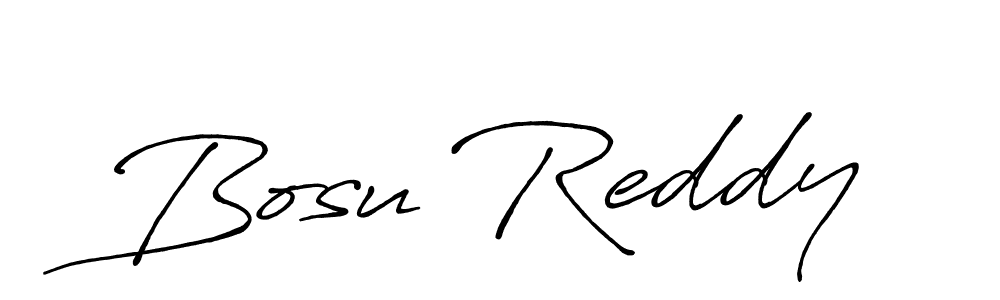 It looks lik you need a new signature style for name Bosu Reddy. Design unique handwritten (Antro_Vectra_Bolder) signature with our free signature maker in just a few clicks. Bosu Reddy signature style 7 images and pictures png