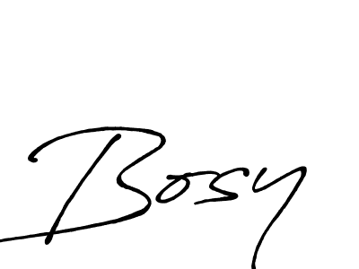 Best and Professional Signature Style for Bosy. Antro_Vectra_Bolder Best Signature Style Collection. Bosy signature style 7 images and pictures png