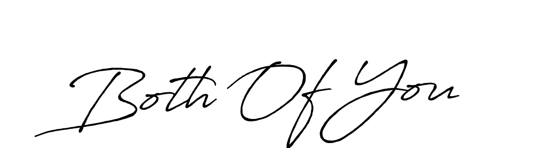 Use a signature maker to create a handwritten signature online. With this signature software, you can design (Antro_Vectra_Bolder) your own signature for name Both Of You. Both Of You signature style 7 images and pictures png