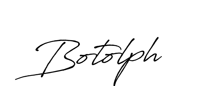 Botolph stylish signature style. Best Handwritten Sign (Antro_Vectra_Bolder) for my name. Handwritten Signature Collection Ideas for my name Botolph. Botolph signature style 7 images and pictures png