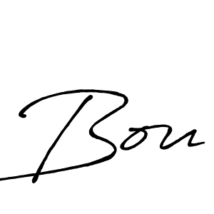 It looks lik you need a new signature style for name Bou. Design unique handwritten (Antro_Vectra_Bolder) signature with our free signature maker in just a few clicks. Bou signature style 7 images and pictures png