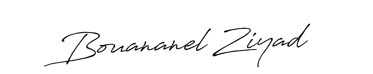 if you are searching for the best signature style for your name Bouananel Ziyad. so please give up your signature search. here we have designed multiple signature styles  using Antro_Vectra_Bolder. Bouananel Ziyad signature style 7 images and pictures png