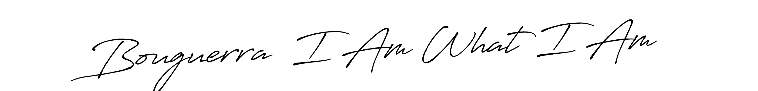 Use a signature maker to create a handwritten signature online. With this signature software, you can design (Antro_Vectra_Bolder) your own signature for name Bouguerra  I Am What I Am. Bouguerra  I Am What I Am signature style 7 images and pictures png