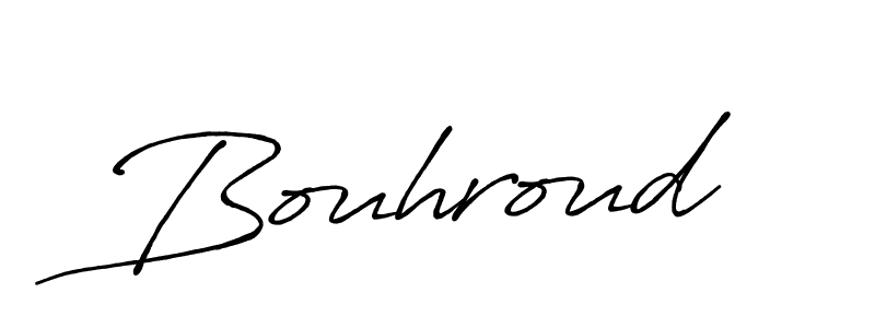 Once you've used our free online signature maker to create your best signature Antro_Vectra_Bolder style, it's time to enjoy all of the benefits that Bouhroud name signing documents. Bouhroud signature style 7 images and pictures png