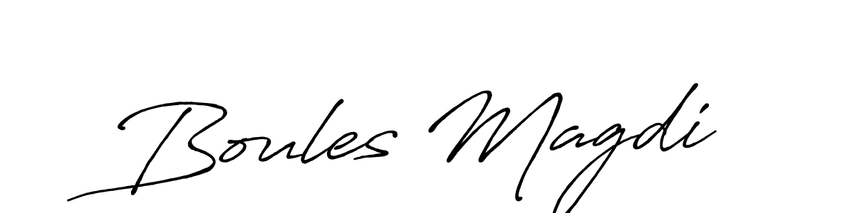 Make a beautiful signature design for name Boules Magdi. Use this online signature maker to create a handwritten signature for free. Boules Magdi signature style 7 images and pictures png