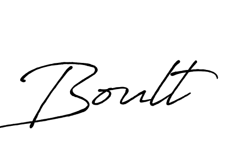 Use a signature maker to create a handwritten signature online. With this signature software, you can design (Antro_Vectra_Bolder) your own signature for name Boult. Boult signature style 7 images and pictures png
