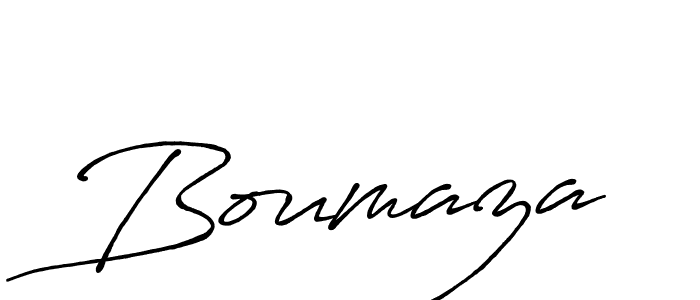 Boumaza stylish signature style. Best Handwritten Sign (Antro_Vectra_Bolder) for my name. Handwritten Signature Collection Ideas for my name Boumaza. Boumaza signature style 7 images and pictures png