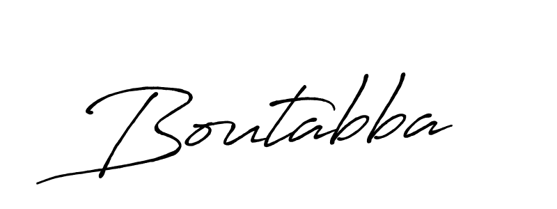 Make a beautiful signature design for name Boutabba. Use this online signature maker to create a handwritten signature for free. Boutabba signature style 7 images and pictures png