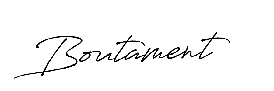 It looks lik you need a new signature style for name Boutament. Design unique handwritten (Antro_Vectra_Bolder) signature with our free signature maker in just a few clicks. Boutament signature style 7 images and pictures png