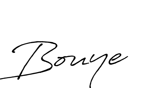 Bouye stylish signature style. Best Handwritten Sign (Antro_Vectra_Bolder) for my name. Handwritten Signature Collection Ideas for my name Bouye. Bouye signature style 7 images and pictures png