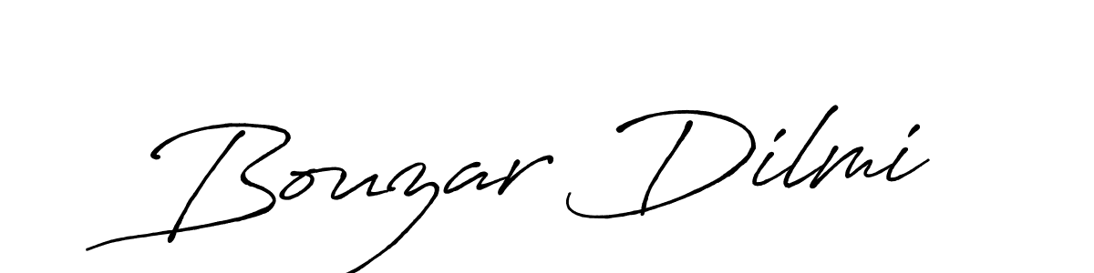Bouzar Dilmi stylish signature style. Best Handwritten Sign (Antro_Vectra_Bolder) for my name. Handwritten Signature Collection Ideas for my name Bouzar Dilmi. Bouzar Dilmi signature style 7 images and pictures png