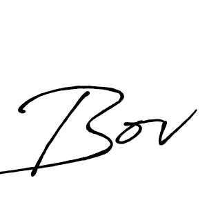 The best way (Antro_Vectra_Bolder) to make a short signature is to pick only two or three words in your name. The name Bov include a total of six letters. For converting this name. Bov signature style 7 images and pictures png