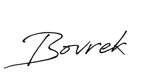 Antro_Vectra_Bolder is a professional signature style that is perfect for those who want to add a touch of class to their signature. It is also a great choice for those who want to make their signature more unique. Get Bovrek name to fancy signature for free. Bovrek signature style 7 images and pictures png