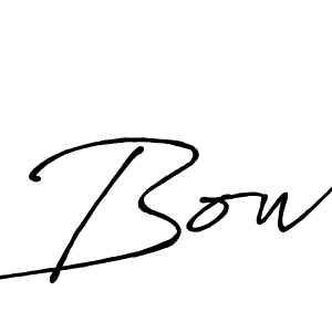 Best and Professional Signature Style for Bow. Antro_Vectra_Bolder Best Signature Style Collection. Bow signature style 7 images and pictures png