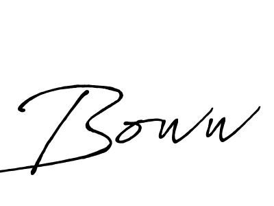 The best way (Antro_Vectra_Bolder) to make a short signature is to pick only two or three words in your name. The name Boww include a total of six letters. For converting this name. Boww signature style 7 images and pictures png