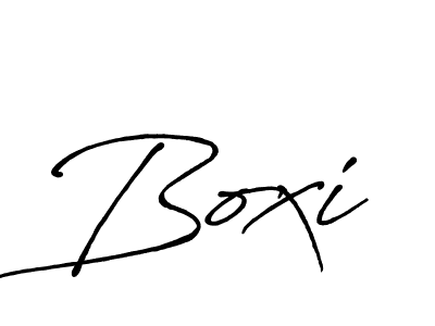 Once you've used our free online signature maker to create your best signature Antro_Vectra_Bolder style, it's time to enjoy all of the benefits that Boxi name signing documents. Boxi signature style 7 images and pictures png