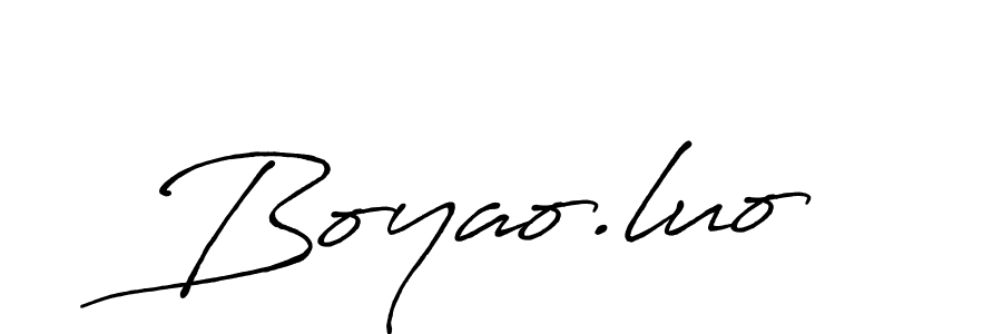 Also You can easily find your signature by using the search form. We will create Boyao.luo name handwritten signature images for you free of cost using Antro_Vectra_Bolder sign style. Boyao.luo signature style 7 images and pictures png